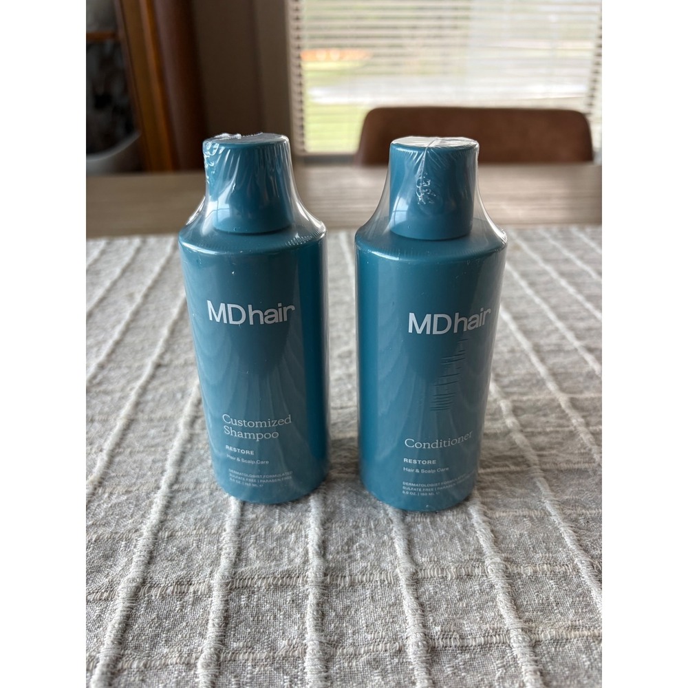 MDHair customized Shampoo & Conditioner 5 oz, new sealed hair regrowth